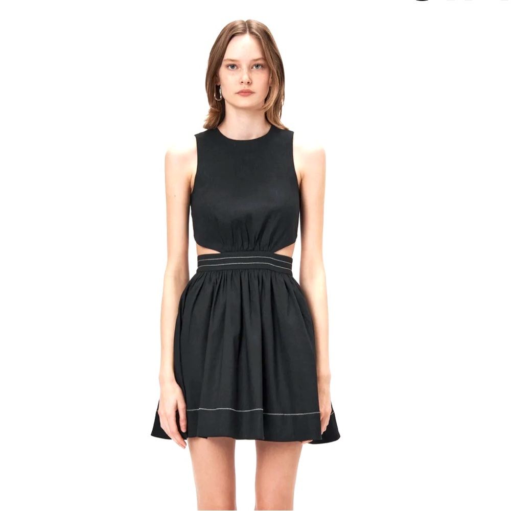 Jonathon Simkhai Carlisle Dress - Small - Black - 2023 spring